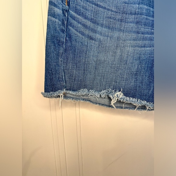 Madewell Raw EdgeHigh Rise Boy Denim Shorts C1737 size 26 - Picture 2 of 9
